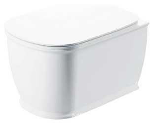 Унитаз подвесной, безободковый, без сиденья, крепеж в компл.,  BelBagno Prado BB10150CH