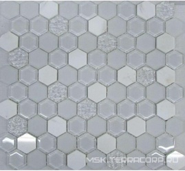 Мозаика из стекла на сетке SK10-049 ZZ |29.5x30.5