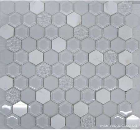 Мозаика из стекла на сетке SK10-049 ZZ |29.5x30.5