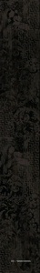 Керамогранит для пола Versace eterno  Patcwork Carbon 26.5x180 Черный 263010