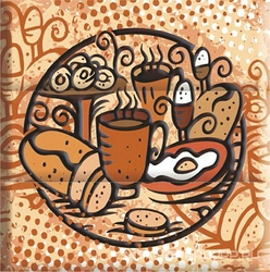 Composicion Breakfast XX |30x30