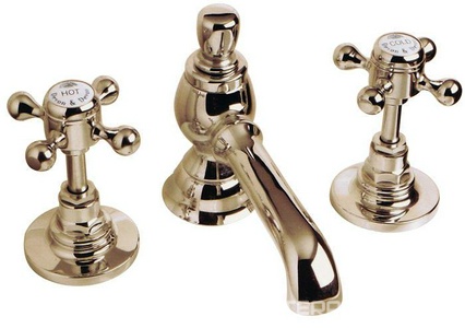 Смеситель на биде на 3 отв. с д/к (латунь)  ZZ Devon & Devon Victorian IBV512