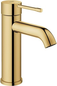 Смеситель для раковины ESSENCE NEW однорычажный, низкий излив, цв. золото, ZZ Grohe Essence New 23590GL1