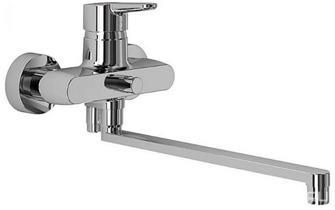 Смеситель для ванны, с поворотным изливом 320мм, (цв.хром),  ZZ Ideal Standard Connect Air B9923AA