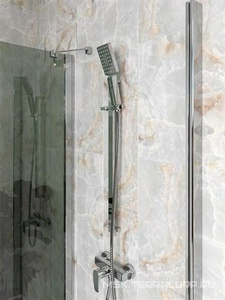 Душевой гарнитур, стойка h700мм, лейка д/д ручн., шланг, (цв.хром),  ZZ Paini Ravenna RVCR121