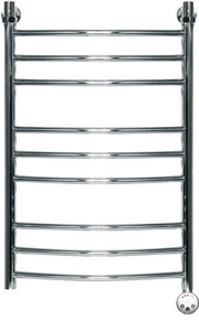 Полотенцесушитель  (г2) 800x600 мм, электрический, ТЭН MEG справа, цвет хром ZZ Ника ЛП ЛП-г2 / 80/60