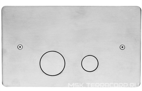 Клавиша двойного смыва, для монтажных рам (инсталяций) Geberit UP720-320, для унитазов, (кнопки квадратные, цв.нерж.сталь),  ZZ Cisal Xion ZA001750 D1