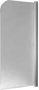 Штора на ванну R прав., стационарная (78/80,5хh138,5см, стекло 6мм, GL прозр., 28 arg/cr, мат.хром/заглушки хром)  ZZ Provex Elegance 0013KE28GL/R