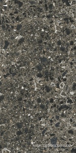 Керамогранит для пола и стены Kerranova Terrazzo Керамогранит K-333/MR темно-серый матовый 60х120 K-333/MR/600x1200x10