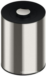 Ведро напольное, круглое 5л., с крышкой, (цв. черно-серый),  ZZ Keuco Plan 04989 010037