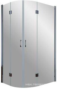 Душевое ограждение , 120*90*1900 мм, петли справа, профиль хром, стекло прозрачное, БЕЗ поддона ZZ Vegas Glass AFS-F AFS-F 120*90 08 01 правая