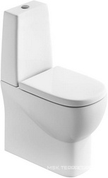 Унитаз-компакт «INFINITY Rimless Luxe», безободковый, сиденье с микролифт в компл., белый XX