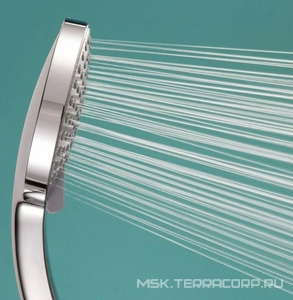 Душевая система с термостатом (ручной душ+верхний душ 200мм+шланг 1600мм+штанга h-110см), хром ZZ Jacob Delafon July E5523-CP