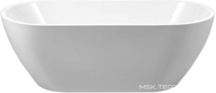 Ванна1500х750хh570мм, акрил, отдельностоящая, БЕЗ перелива, пробка слива цв.хром в комплекте, BelBagno ZZ BelBagno Универсал BB70-1500-W0