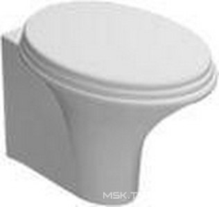 Унитаз напольный 400х600мм, д/установки со скрытым в стене бачком смыва (креп. к полу в компл.), БЕЗ сиденья,  ZZ Hatria Sculture YXZ3