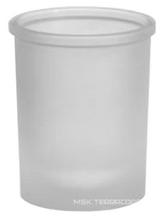 Колба (флакон отдельно, без помпы) для дозатора, (ЗАПЧАСТЬ), (стекло матовое),  XX Dorn Bracht Square 08 90 04 003 82