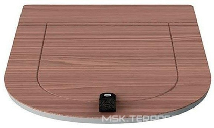 Сиденье для унитаза, БЕЗ микролифта, (петли цв.noce canaletto), The One ZZ