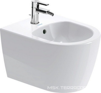 Биде подвесное компакт 370х480мм, с 1 отв. для смесит., (крепл. в компл.),  ZZ Duravit ME by Starck 229015 00 00