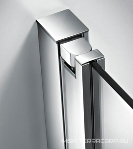 Душевая перегородка CONTRA, раздвижная, 160*195 см, профиль хром, стекло прозрачное ZZ Jacob Delafon Contra E22C160-GA