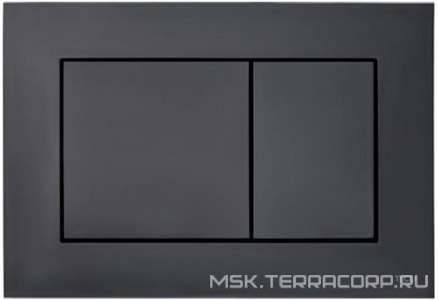 Панель смыва с двумя клавишами, (пластик цв. черный матовый),  ZZ Tece TECEnow 9240407
