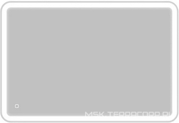 Зеркало 1000x30x600мм, реверс., с встроенным по периметру светильником и сенсорным выключателем, 12W, 220-240V, BelBagno ZZ