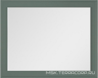 Зеркало 1000x25x800мм, с встроен.по периметру LED подсветкой, выкл. датчик движения, (цв.серый матовый), Cubo ZZ