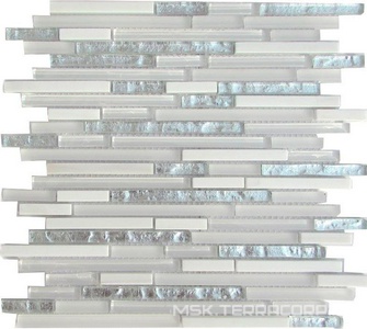 Мозаика Спектр-М Микс стекло Мозаика из стекла на сетке SK10-041 ZZ |30.1x30.1