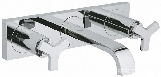 Allure Смеситель для раковины на 3 отверстия, настенный монтаж, комплект верхней монтажной части для 32 706 000