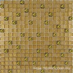 Мозаика Glass 506 микс металлик - золото ZZ|30х30