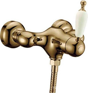 Смеситель для душа , однорычажный, без душевого гарнитура, бронза ZZ Boheme Medici 304