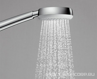 Душевой набор (штанга 65см, поворотный держатель, шланг 1,6м), (цв.белый/хром), HG Crometta 100 Multi ZZ Hansgrohe Универсал 26650400