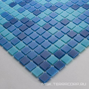 Мозаика Мастера Керамики Glass Мозаика Mixed BBA1 основа бумага (чип 2x2) ZZ|32.7x32.7 XX