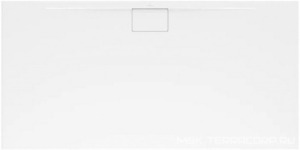 Поддон для душа 1600х900хh48мм, (крышка стока 90мм, цв.белый 01, в компл.), БЕЗ слива (сифона) арт.U90881299, (акрил цв.белый 01), Architectura Metalr Villeroy & Boch Architectura Metalrim UDA1690ARA215GV-01