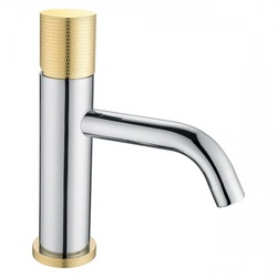 Смеситель Boheme Stick 121-CRG.2 для раковины, chrome touch gold 4x20x17 Boheme stick s421036