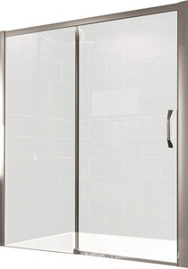 Штора на ванну 2-х секц.,сдвижн, Левая ВХОД СПРАВА,1700хh1500мм,(профиль цв.хром, стекло прозрач 4/6мм), Х1 / PL SDS KL Huppe X1 Х1 EASY ENTRY KY C K1S1K 1700 '092-321 / L / PL SDS