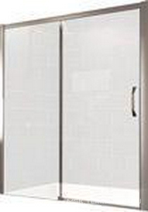 Штора на ванну 2-х секц.,сдвижн, Левая ВХОД СПРАВА,1700хh1500мм,(профиль цв.хром, стекло прозрач 4/6мм), Х1 / PL SDS KL Huppe X1 Х1 EASY ENTRY KY C K1S1K 1700 '092-321 / L / PL SDS