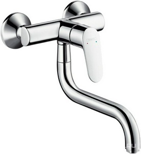 Смеситель для кухни, 320, настенный, 1jet, (цв.хром),  M41 ZZ Hansgrohe Focus 31825000