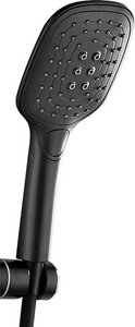 Душевая система AZARIO, со смесителем для душа, с поворотным изливом, душ лейка, шланг, верхний душ в компл.,цв. черный ZZ Azario Azario AZ-801-2B