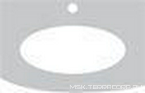 Столешница 84х54,5хh2см, с пристенной панелью, с 1 отв.д/смес., (мрамор цв.Blanc de Carrare),  ZZ Labor Legno Hermitage HETOP 84 CA