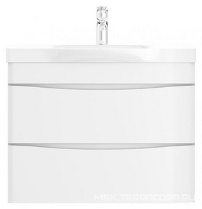 Тумба подвесная 80, 80x45x65 см, 2 ящика, БЕЗ раковины, цв.белый ZZ AMPM Like M80FHX0802WG