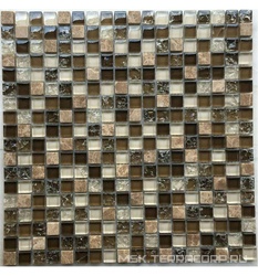 Мозаика из стекла на сетке SK10-058 ZZ |30x30