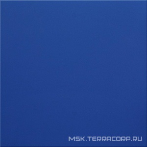 Керамогранит для пола и стены Уральский гранит Уральские фасады Грес Уральский UF025 насыщенно-синий моноколор матовый60x60 UF025MR