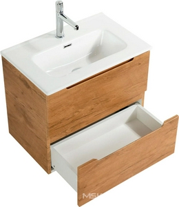 База под раковину подвесная с 2 выкатными ящиками, 51х39хh51,5см, без раковины, (цв.Rovere Nature),  ZZ BelBagno Etna 39 ETNA39-500/390-2C-SO-RN-P