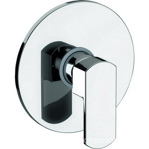 Смеситель для душа, встраиваемый в стену, (внешняя часть, БЕЗ внутренней части арт.ZA0053004), (цв. хром),  ZZ Cisal Roadster RR003000 21