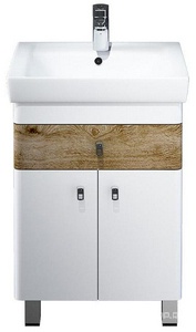 Тумба напольная Almi 50см., БЕЗ раковины, цв.белый лакZZ Iddis Carlow CAR55W2i95