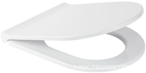Сиденье для унитаза, с микролифтом, тонкое, (цв.Gloss White), Enjoy ZZ