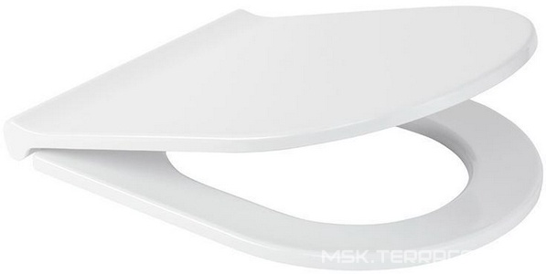 Сиденье для унитаза, с микролифтом, тонкое, (цв.Gloss White),  ZZ Ceramica Cielo Enjoy CPVEJNEWF Gloss White