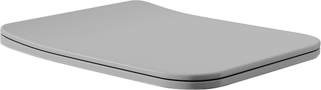 Сиденье для унитаза, с микролифтом, (цв.серый матовый),  ZZ Aqueduto Macio MAC0430