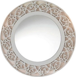 Зеркало 99х99см, круглое в раме, (цв.Foglia Oro), Rotonda Intagliana ZZ