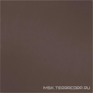 Керамогранит для пола и стены Уральский гранит Уральские фасады Грес Уральский UF006 шоколад моноколор матовый60x60 UF006MR